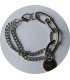 MJ132 - Metal multi-layer bracelet